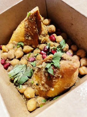 Chat diy street food - so good!  at Holy Cow in North West London