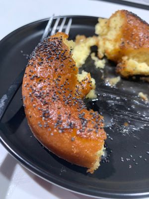 Vegan yuzu donut at Railbird Kitchen in Alexandria