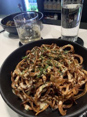 The ribbon fries  at Railbird Kitchen in Alexandria