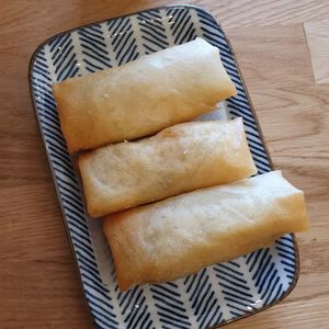 Spring rolls at Cafe Macarong in Richmond