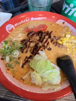 Vegan Spicy. Great flavors and NOT over spicy!   at Nishiki Ramen - Mira Mesa in San Diego