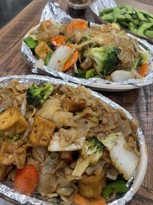 Vegan pad see ew with tofu   at Sticky Rice in Richardson
