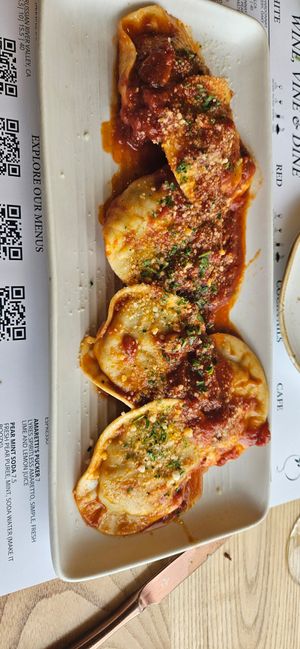 Ravioli at Vine & Olive in Titusville