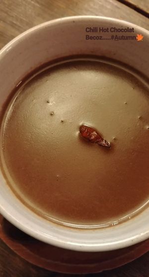 Soy Milk Hot Chocolate at Cafe Sukkara - 수카라 in Seoul