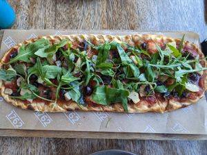 Artichoke flatbread #Veganuary at 1762 JLT Stripped in Dubai