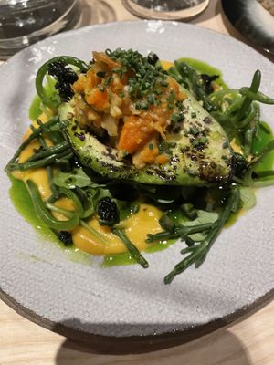 Avocado with sea vegetables   at and/or  in Antwerpen