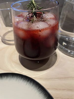 Beet and rosemary mocktail  at and/or  in Antwerpen
