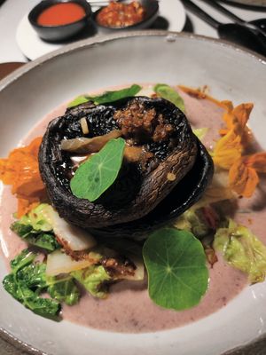 Portobello mushrooms at and/or  in Antwerpen