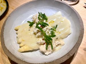 White Aspargus, Pickled Cauliflower, Salty Fingers at and/or  in Antwerpen