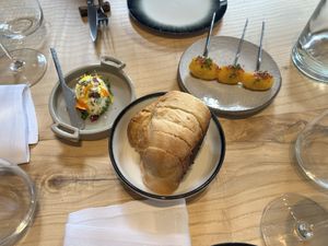 Butter, bread, and potatoes  at and/or  in Antwerpen