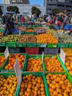 Fruit and veg at Harbourside Market in Wellington