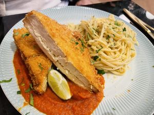 Tofu Parmigiana   at Giulietta - Pizzeria & Cucina Vegana in Lisbon