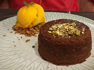 Very good texture and complimentary flavors. Good one! at Giulietta - Pizzeria & Cucina Vegana in Lisbon