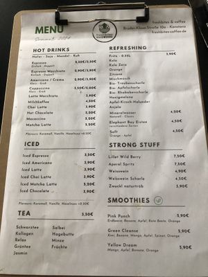 Drinks   at Freshbites and Coffee in Konstanz