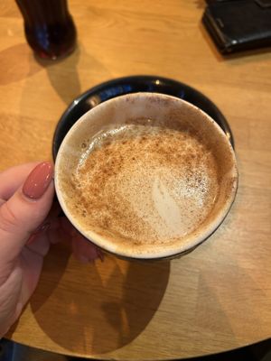Vanilla chai latte with soya milk  at Deaf Cat Coffee in Rochester