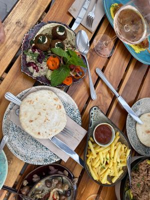 Grande Mezze Bowl at Balagan Ericeira in Ericeira