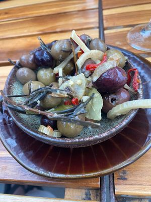 Olives at Balagan Ericeira in Ericeira