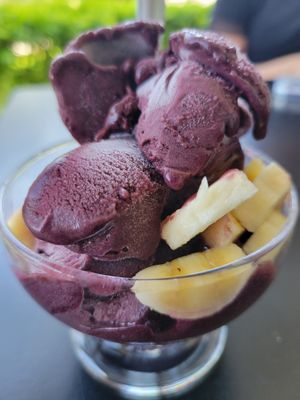 Small acai bowl at Veguai in Florianopolis