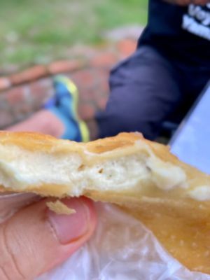 Vegan Cheese pastel at Veguai in Florianopolis