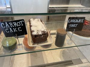 All cakes were vegan when we visited  at Numa Café - AMUN Cafe in Lisbon