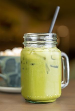 COCONUT MATCHA LATTE
 at Stay Cafe in Chicago