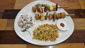 Churrasquinho com Paixão at Cri Cri Cru Restaurante (Loja Bênção Brasil) in Sao Paulo