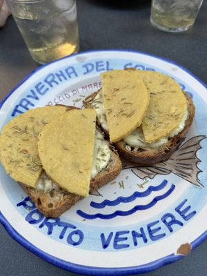 Pane e panelle toast  at Ammazza Caffé in Verona