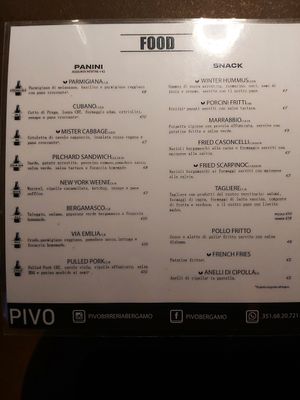 Opzioni vegane e vegetariane molto sfiziose! at Pivo Beer Bar in Bergamo