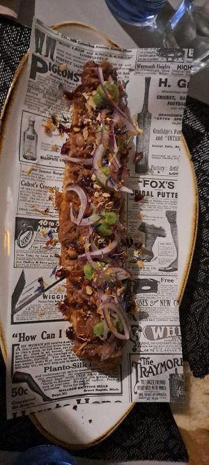 Farton Veggie con Pulled Jackfruit at El Temple in Benidoleig