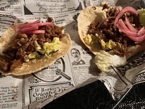 Seitan tacos  at El Temple in Benidoleig