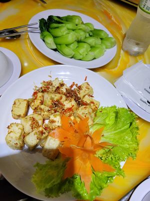 Tofu and Bok Choy  #Veganuary at Grand World Phú Quốc in Phu Quoc