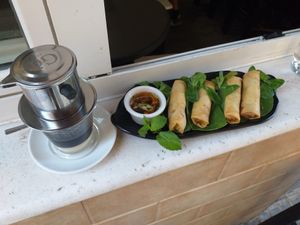Springrolls at Ama Elur in San Sebastian