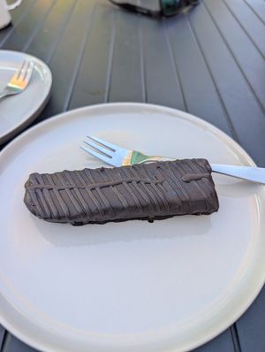 Vegan chocolate bar at Terbodore Café in Franschhoek