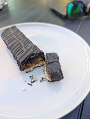 Chocolate bar inside at Terbodore Café in Franschhoek