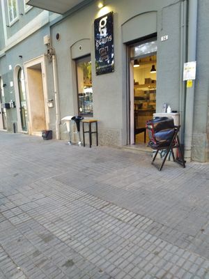 entrance at Pizzeria Grains in Cagliari