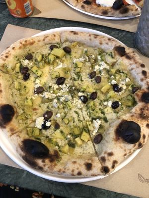 Chebona Pizza 🍕 super-yummy! 😋🤤  at Pizzeria Grains in Cagliari