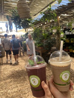 Smoothies   at Oranjezicht City Farm Market in Cape Town