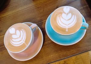 Latte Art at Coffee + Matcha Bar in Basel