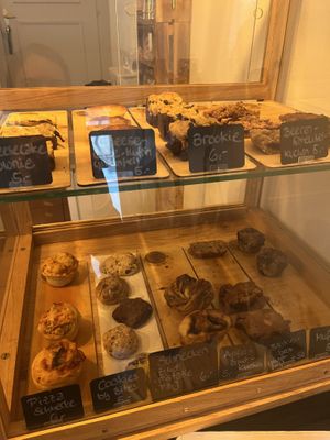 Many vegan pastries 🥐   at Coffee + Matcha Bar in Basel