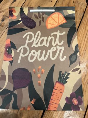 Menu  at Alubia plant power in Mallorca