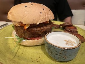 Burger  at Alubia plant power in Mallorca