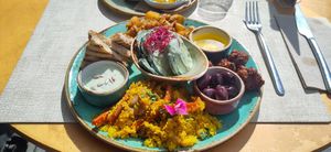 Hand of fatima at Alubia plant power in Mallorca