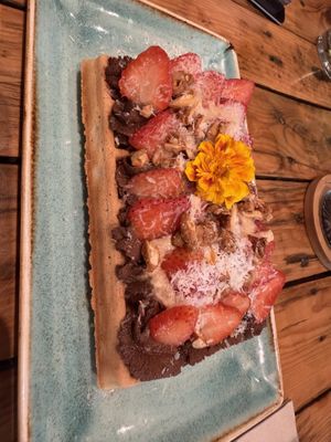 Sweet waffles  at Alubia plant power in Mallorca