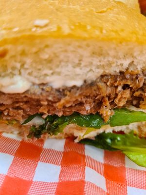 Moving Mountains burger at Geek Retreat in Torquay