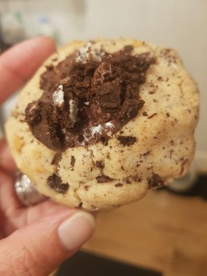 Stuffed oreo cookie at Curious Crumbs in Paignton