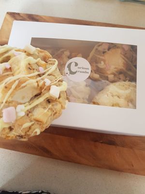 Smores cookie at Curious Crumbs in Paignton