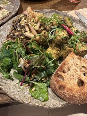 Tofu and coconut wild rice   at Honest Greens - Fuencarral in Madrid