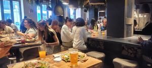 Busy at Honest Greens - Fuencarral in Madrid