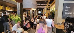 Busy at Honest Greens - Fuencarral in Madrid