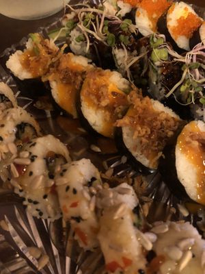 Sushi close up   at ŠMAK in Bratislava